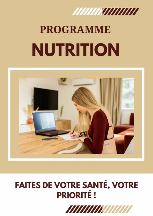 PROGRAMME NUTRITION PERSONNALISE (SANS SUIVI)